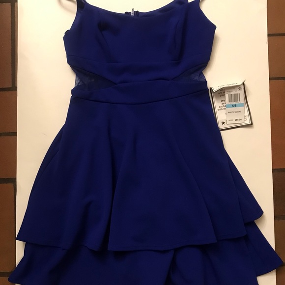 Beautiful royal blue Emerald Sundae dress size Small. New with tags - Picture 3 of 4
